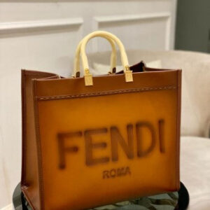 Fendi Brown Sunshine Large Bag