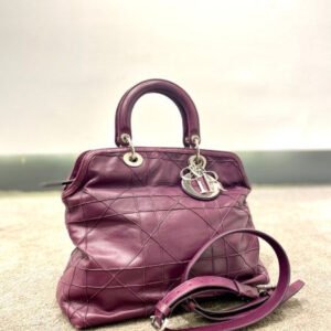 Christian Dior Purple Granville Tote Bag