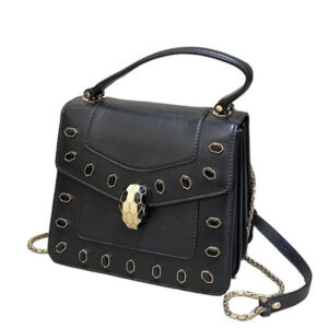 Bvlgari Black Serpenti Forever Crossbody Bag