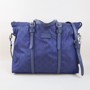 Gucci Blue Tote Bag