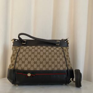 Gucci Bicolor GG Web Mayfair Bag