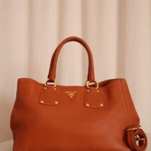 Prada Orange Vitello Daino Bag