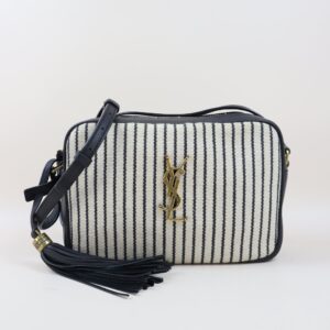 YSL Black Lou Camera Crossbody Bag