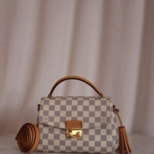 Louis Vuitton Azur Croisette Top Handle Bag W/ Strap