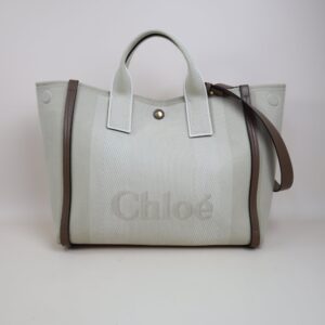 Chloe Bicolor Carry Tote Large Bag