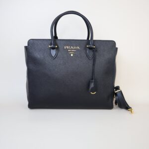 Prada Black Soft Bag with Strap