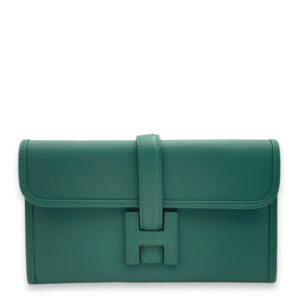 Jige Duo Malachite/Blue Zanzibar Wallet in Swift, Palladium hardware