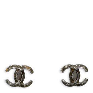 CC Stud Silver Hardware Earrings