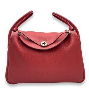 Lindy 34 Rouge Garance in Clemence, Palladium hardware