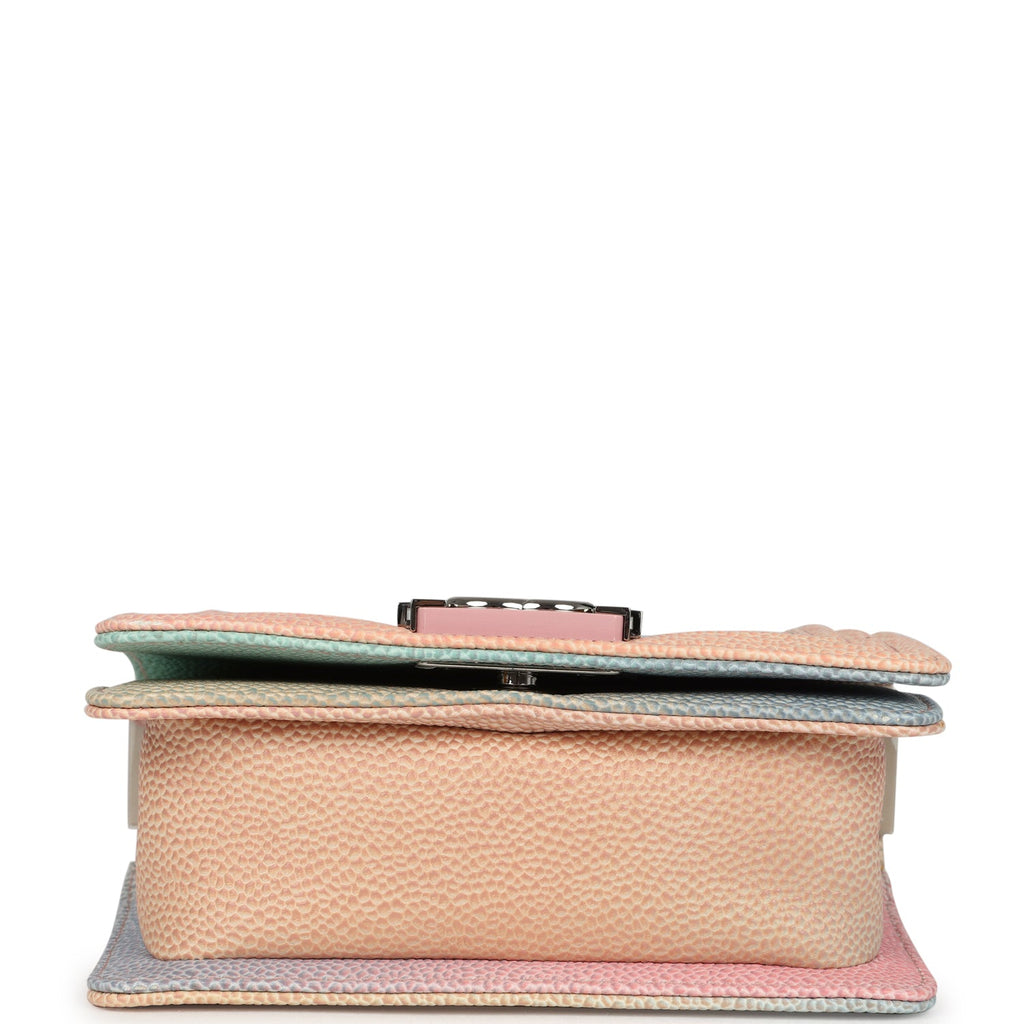 Chanel Mini "Paris-Cuba" Boy Bag Multicolored Caviar Enamel Silver Hardware - Image 7