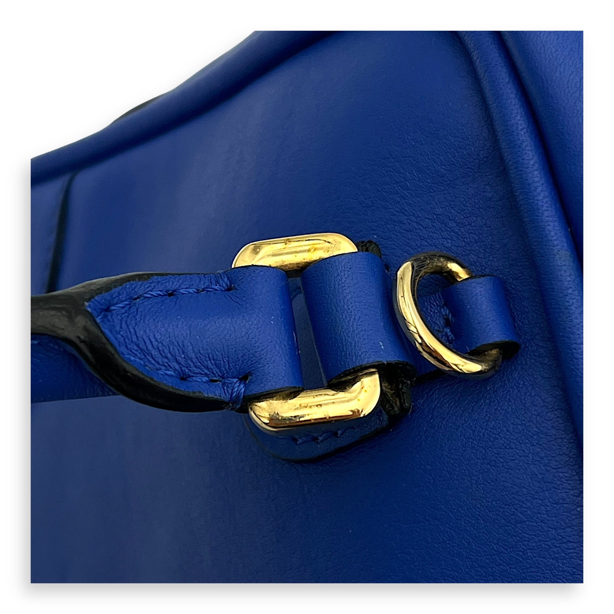 Amazona 19 Brown Top Handle Bag in Calfskin, Gold hardware - Image 11