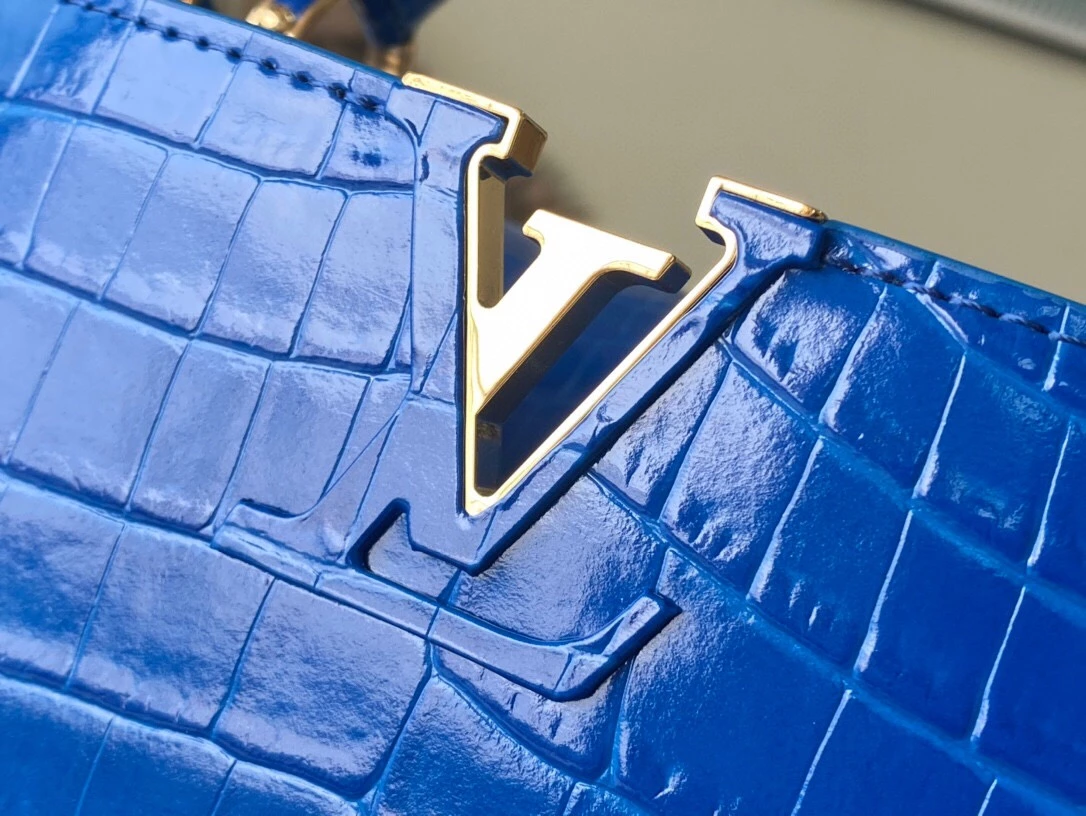 Capucines BB Crocodilien Brillant Bag - Image 8