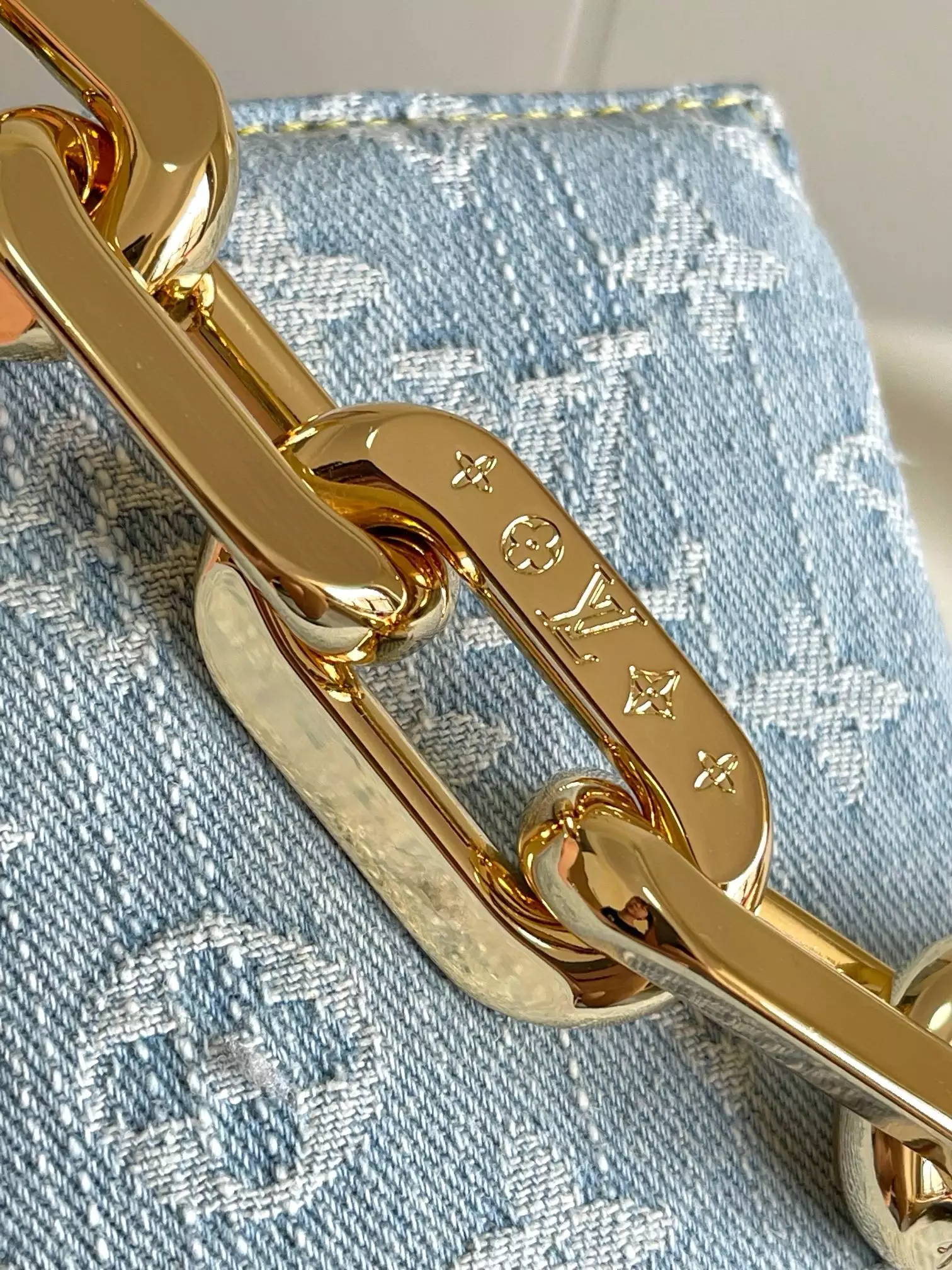 Coussin BB Sky Denim Monogram Denim - Repbags.ru - Image 4