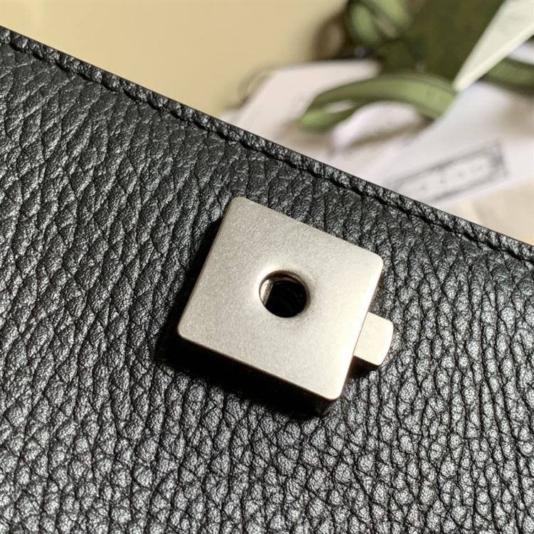 Dionysus small shoulder bag Black leather - Image 8