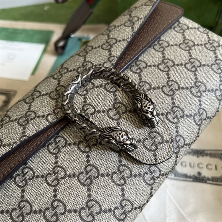 Dionysus small shoulder bag Brown leather - Image 8