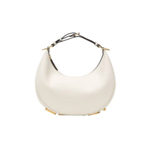 Fendigraphy Small White Leather Bag - Repbags.ru