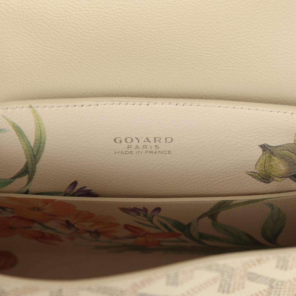 Goyard Goyardine Canvas Sand Soft Saigon Mini Palladium Hardware - Image 9