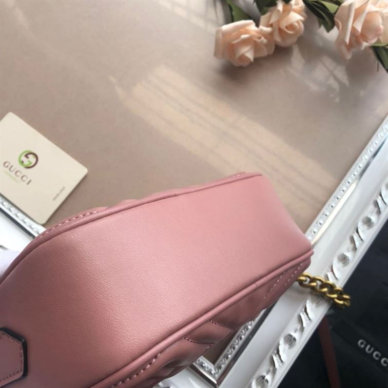 GG Marmont mini shoulder bag Dusty pink - Image 9