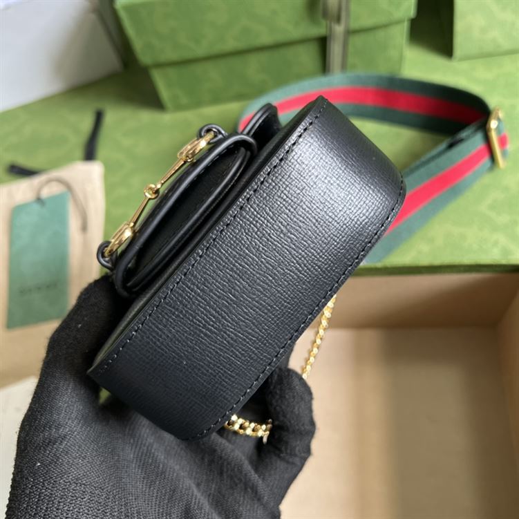 Gucci Horsebit 1955 strap wallet Black leather - Image 8