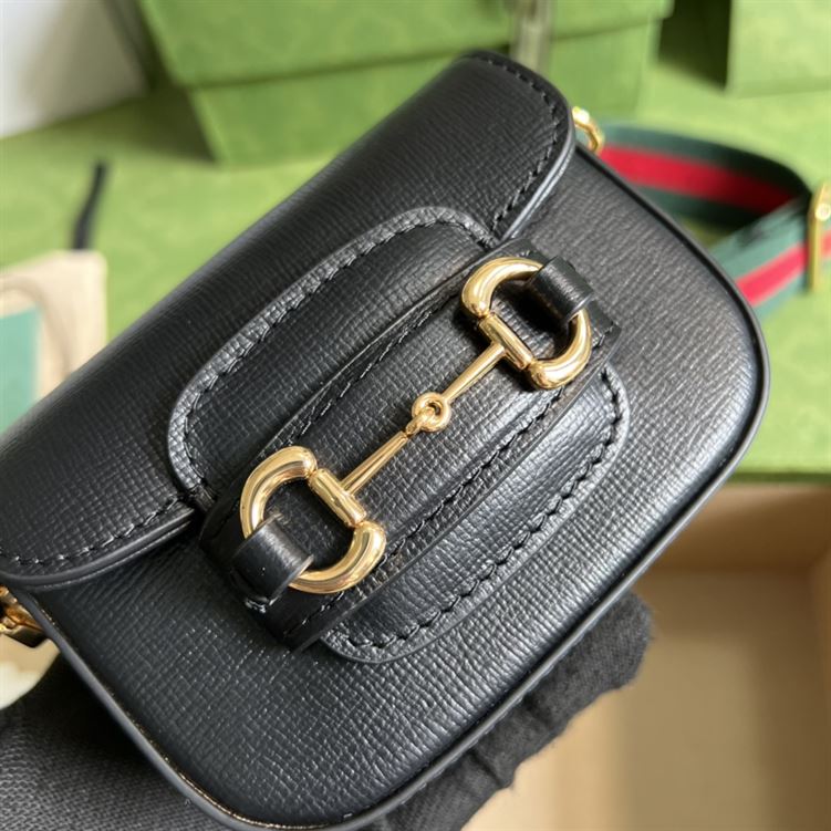Gucci Horsebit 1955 strap wallet Black leather - Image 6