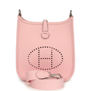 Hermes Evelyne TPM Rose Sakura Clemence Palladium Hardware