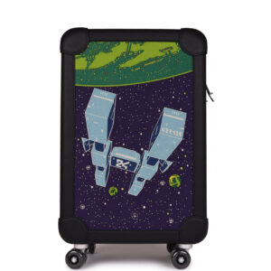 Hermes R.M.S. Odyssey Cabine 55 Rolling Suitcase Multicolor Canvas