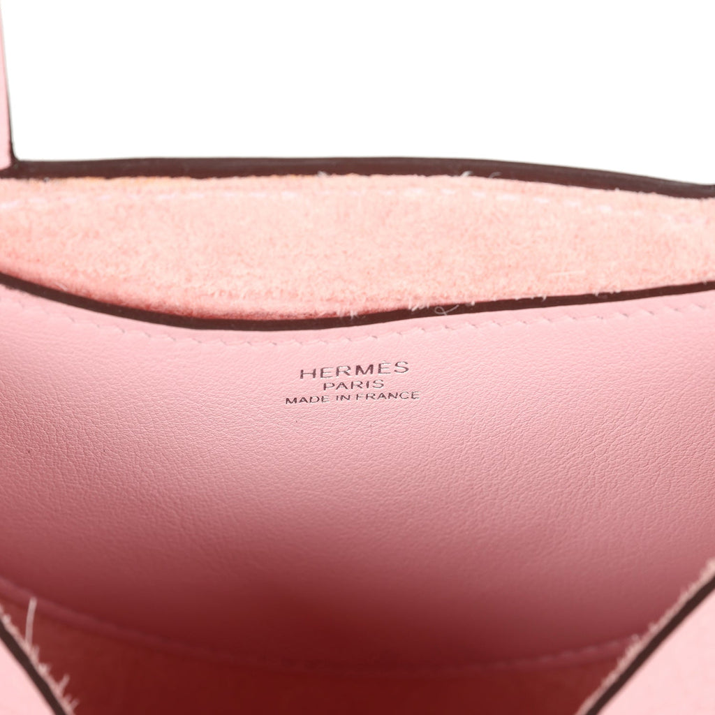 Hermes In-The-Loop 18 Rose Sakura Clemence and Swift Palladium Hardware - Image 9