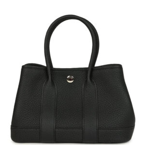 Hermes Garden Party Neo 23 Black Negonda Palladium Hardware
