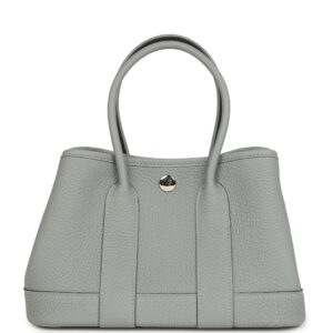 Hermes Garden Party Neo 23 Gris Pantin Negonda Palladium Hardware