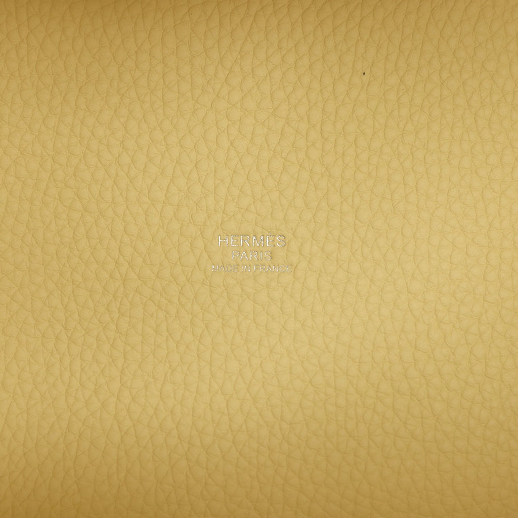 Hermes Picotin Lock Eclat 18 Jaune Milton Clemence and Vert Vertigo Swift Palladium Hardware - Image 9