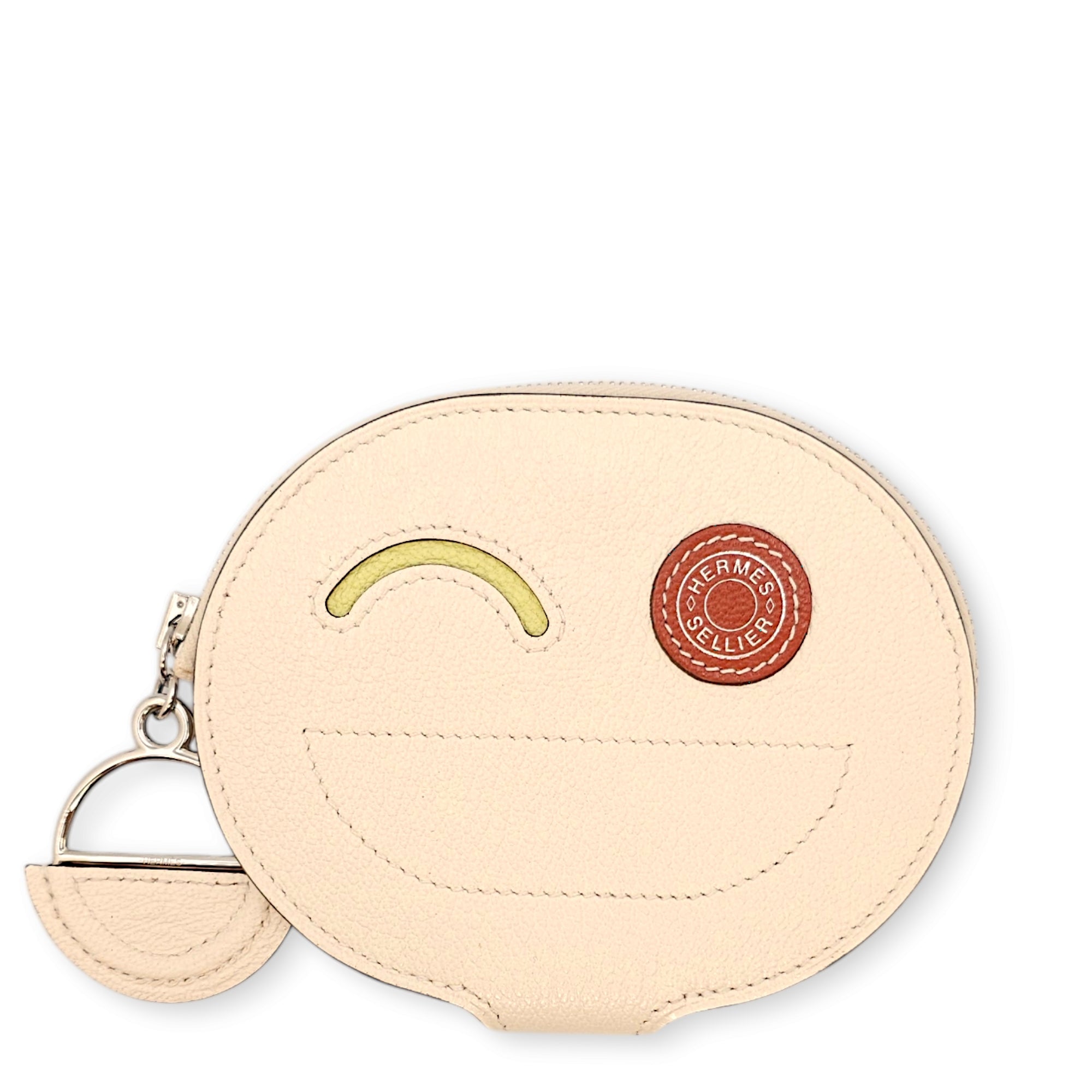 In The Loop Wink Nata/Jaune Card Holder in Chevre Mysore, Palladium hardware - Image 3