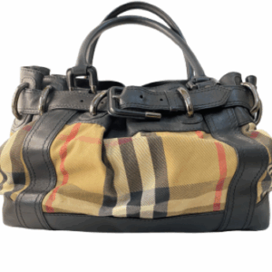 Burberry House Check Black Beaton Shoulder Bag