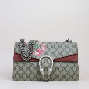 Gucci Bicolor GG Supreme Dionysus Blooms Small Shoulder Bag
