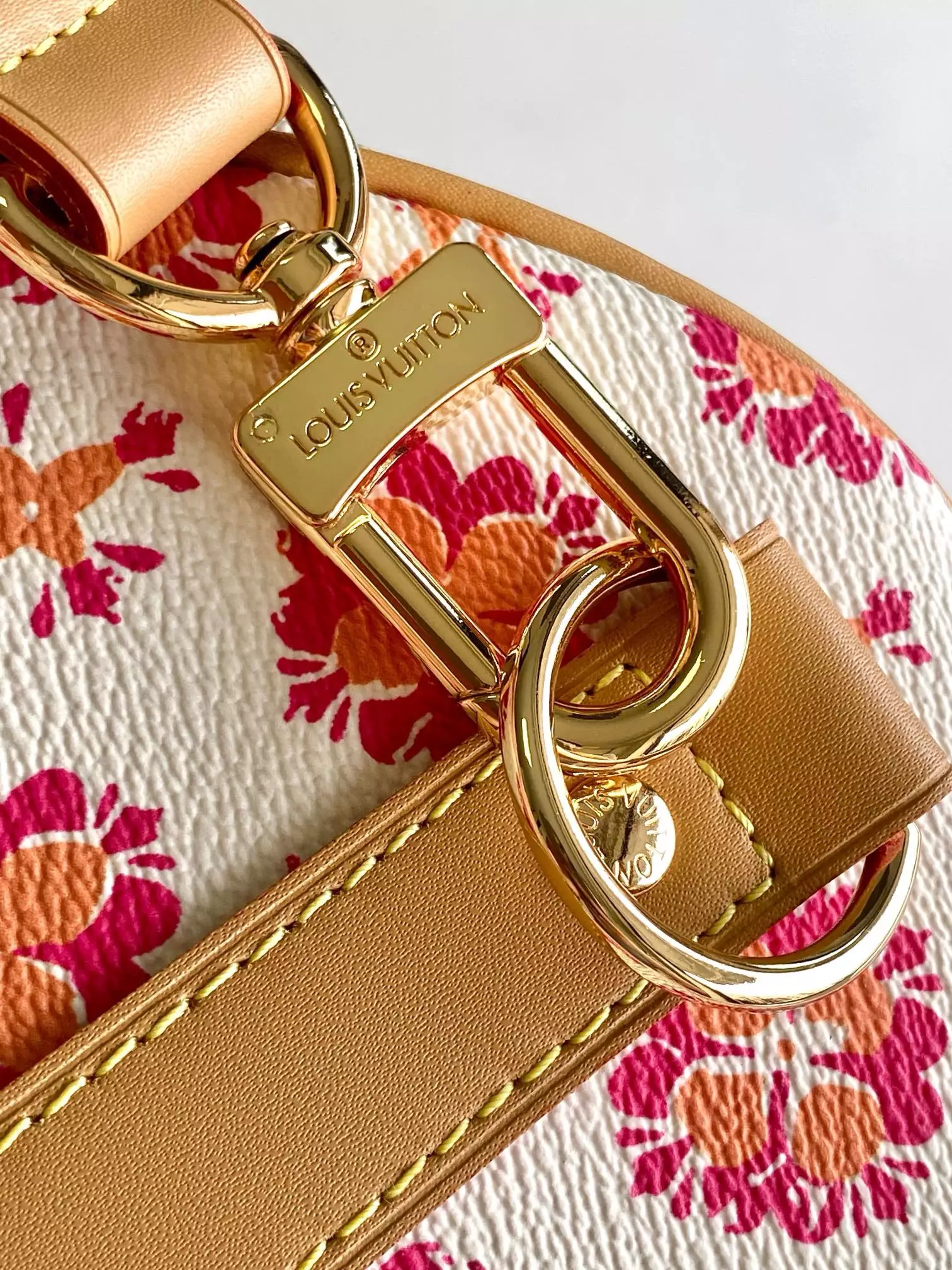 Keepall Bandoulière 45 Coral Monogram Tiles - Repbags.ru - Image 6