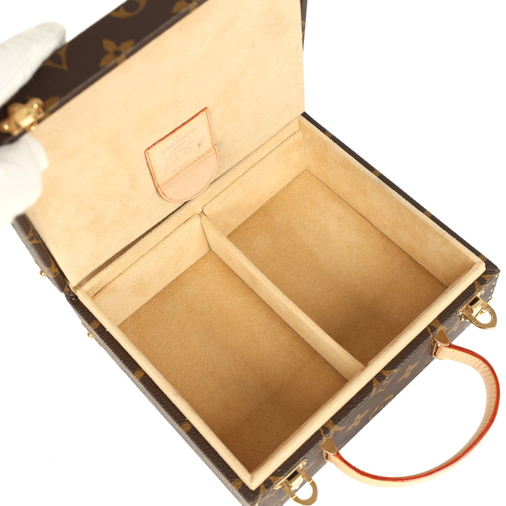 Vintage Louis Vuitton x Takashi Murakami Onion Head Jewelry Trunk Brown Multi Monogram Brass Hardware - Image 11