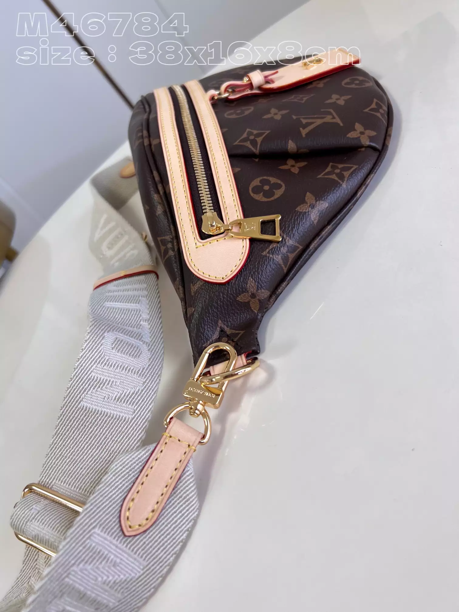 LV High Rise Bumbag Monogram Canvas - Repbags.ru - Image 5