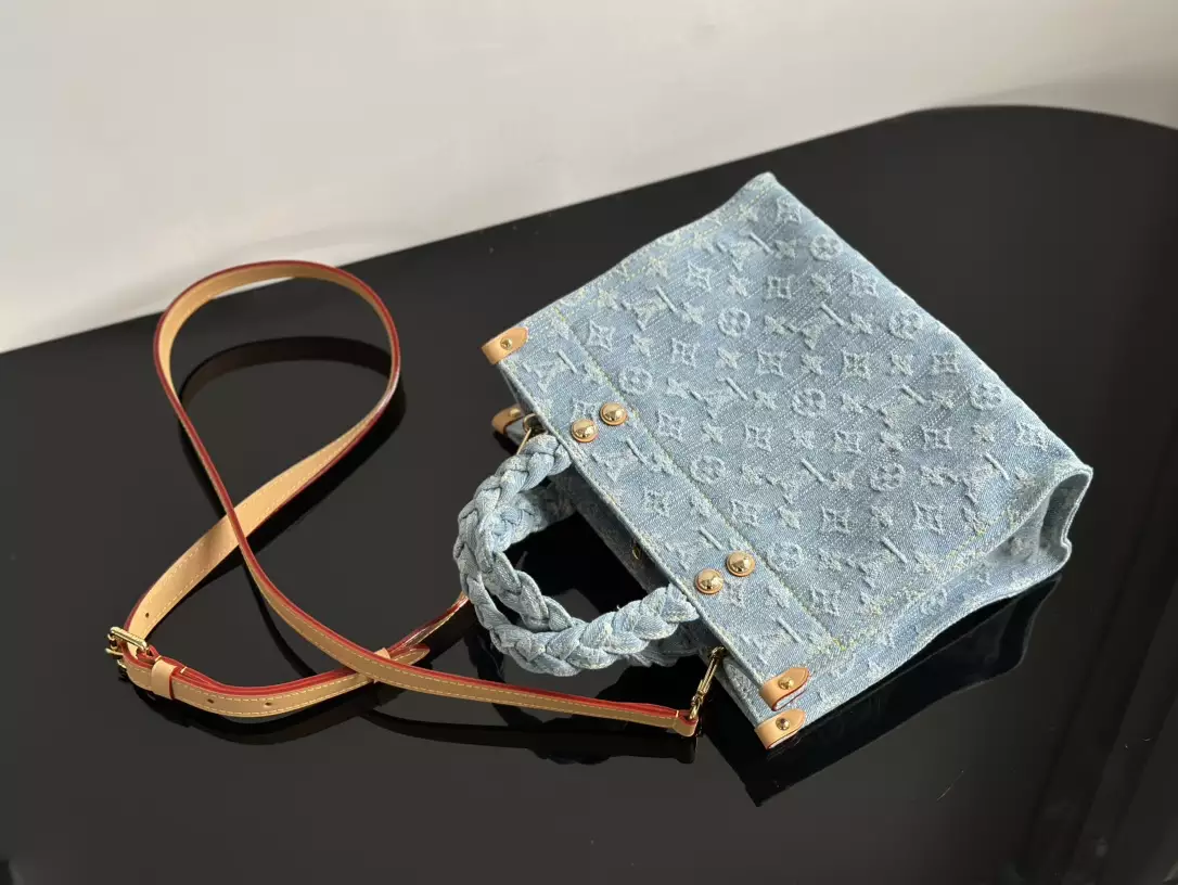 Let Go PM Sky Denim Monogram Denim - Repbags.ru - Image 6