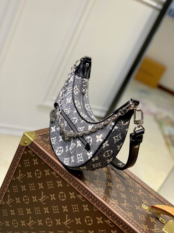 Louis Vuitton Loop Grey Monogram Denim - Image 5
