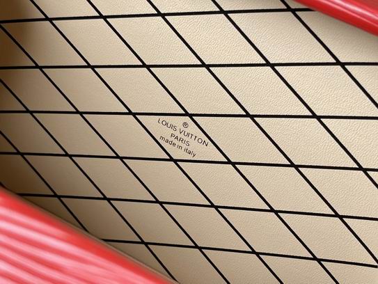 Louis Vuitton Petite Malle Red Interior - Image 11