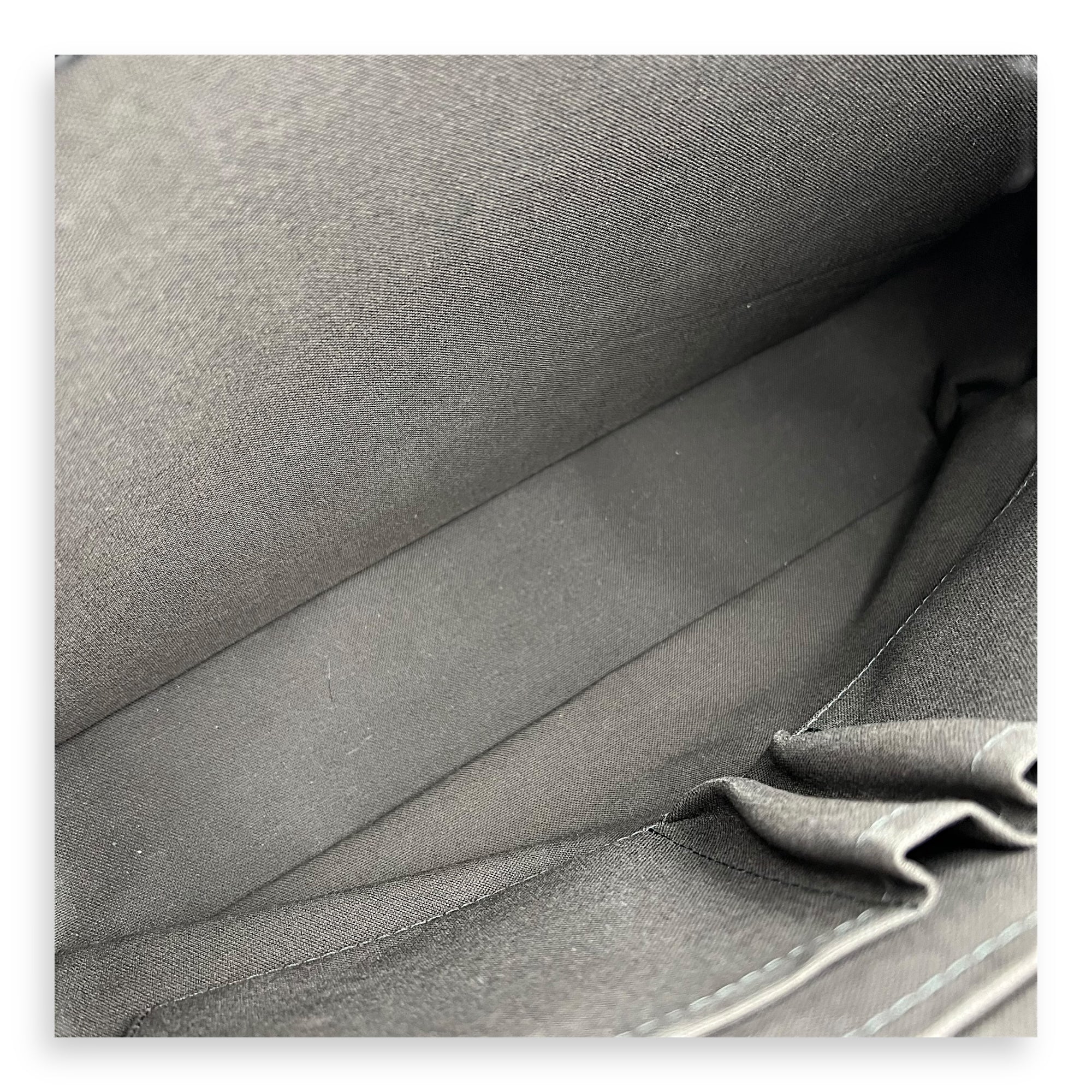 Calypso Messenger Black in Damier Infini, Gunmetal hardware - Image 8