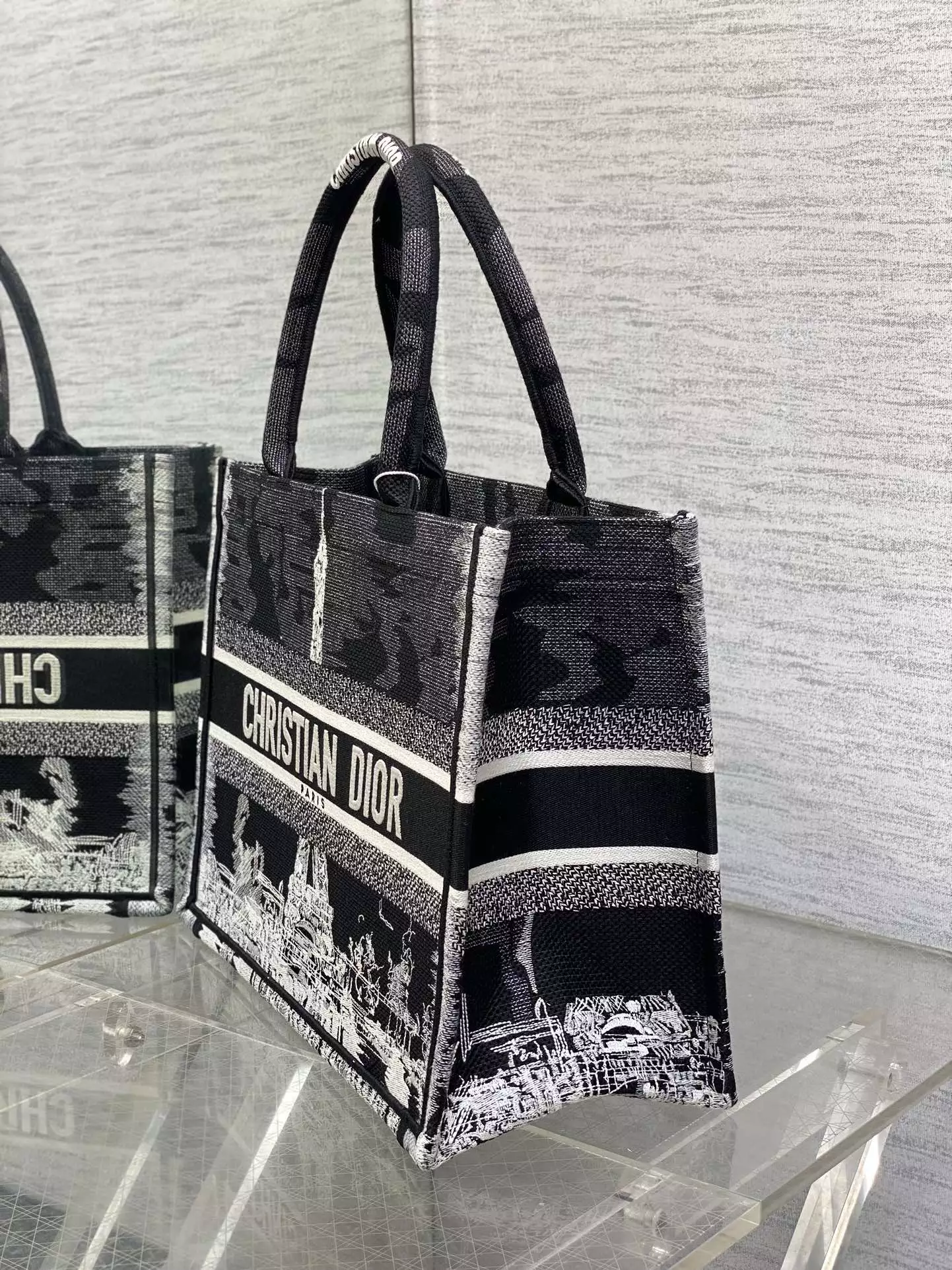 Medium Dior Book Tote Paris Embroidery - Repbags.ru - Image 4