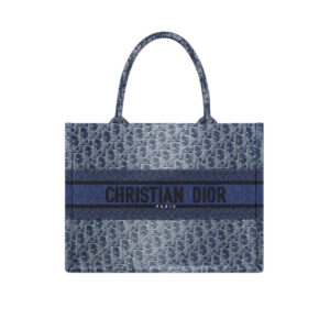 Medium Dior Book Tote Blue Denim Dior Oblique - Repbags.ru