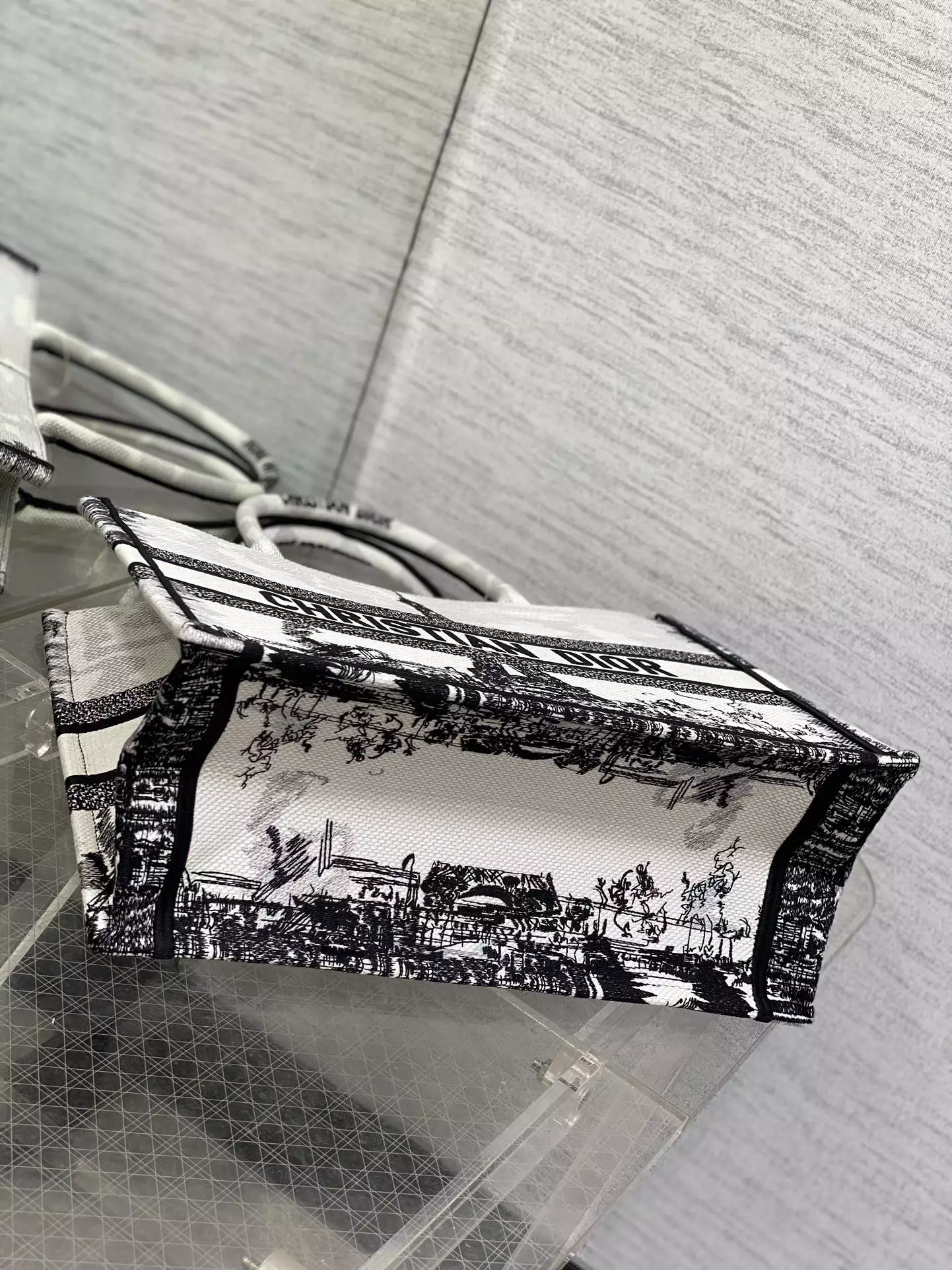 Medium Dior Book Tote Paris Embroidery - Repbags.ru - Image 5