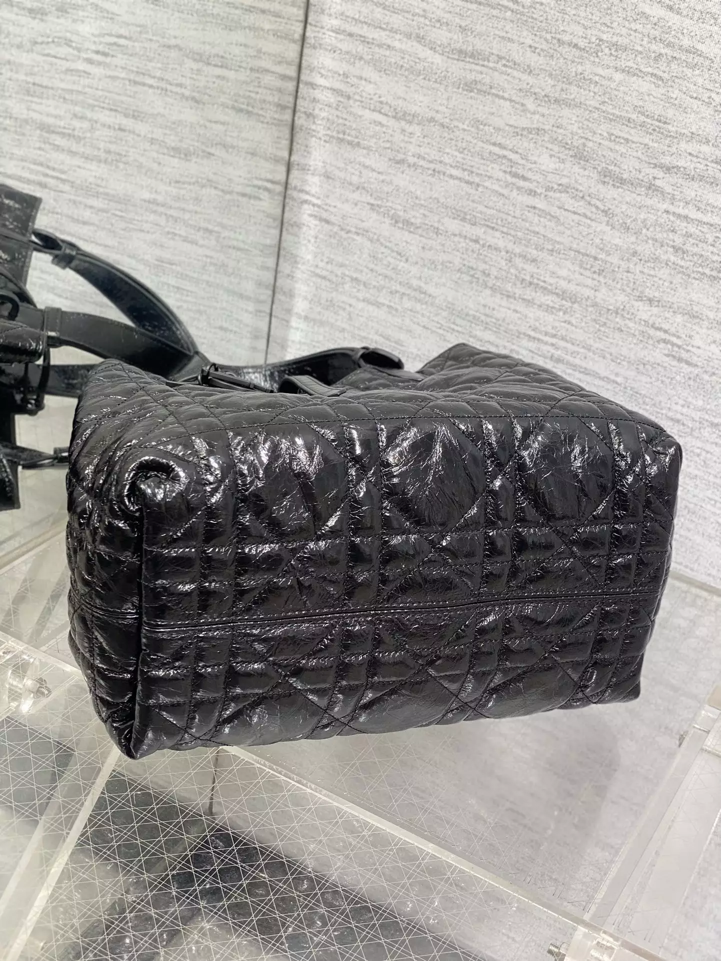 Dior Toujours Bag Black Macrocannage Crinkled - Repbags.ru - Image 7