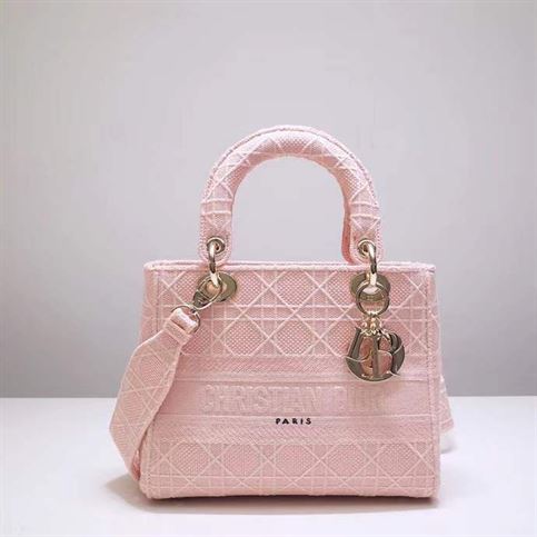 Medium Lady D-Lite bag Pink - DB001 - Image 3