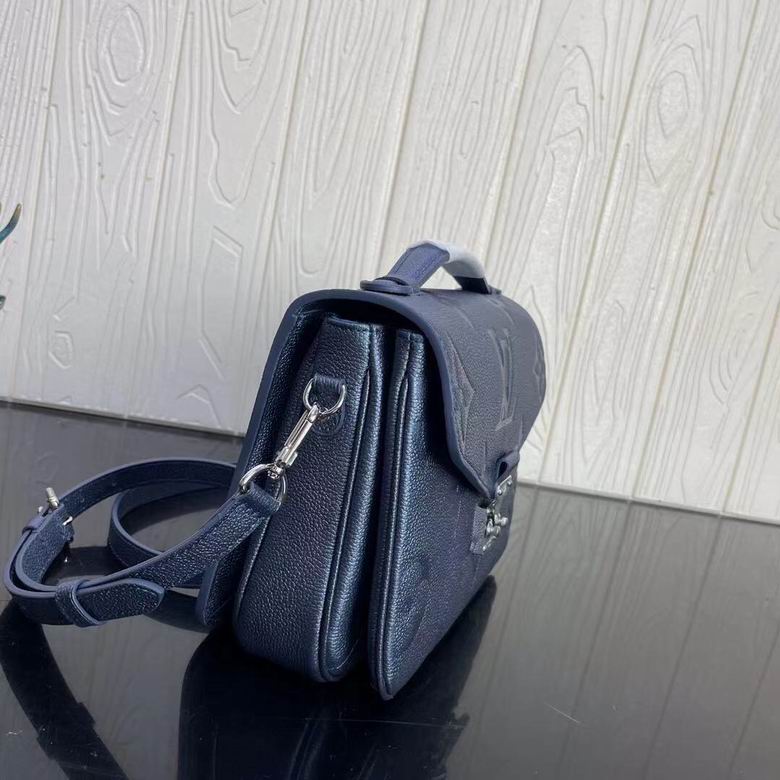 Metis Pochette Metallic Navy Nacre Monogram - Image 6