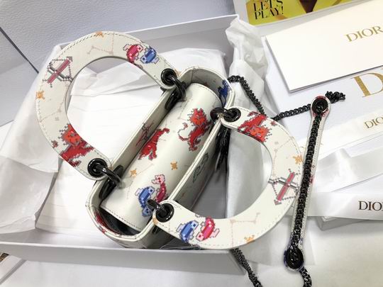 Micro Lady Dior bag Latte Multicolor Zodiac - DB024 - Image 8