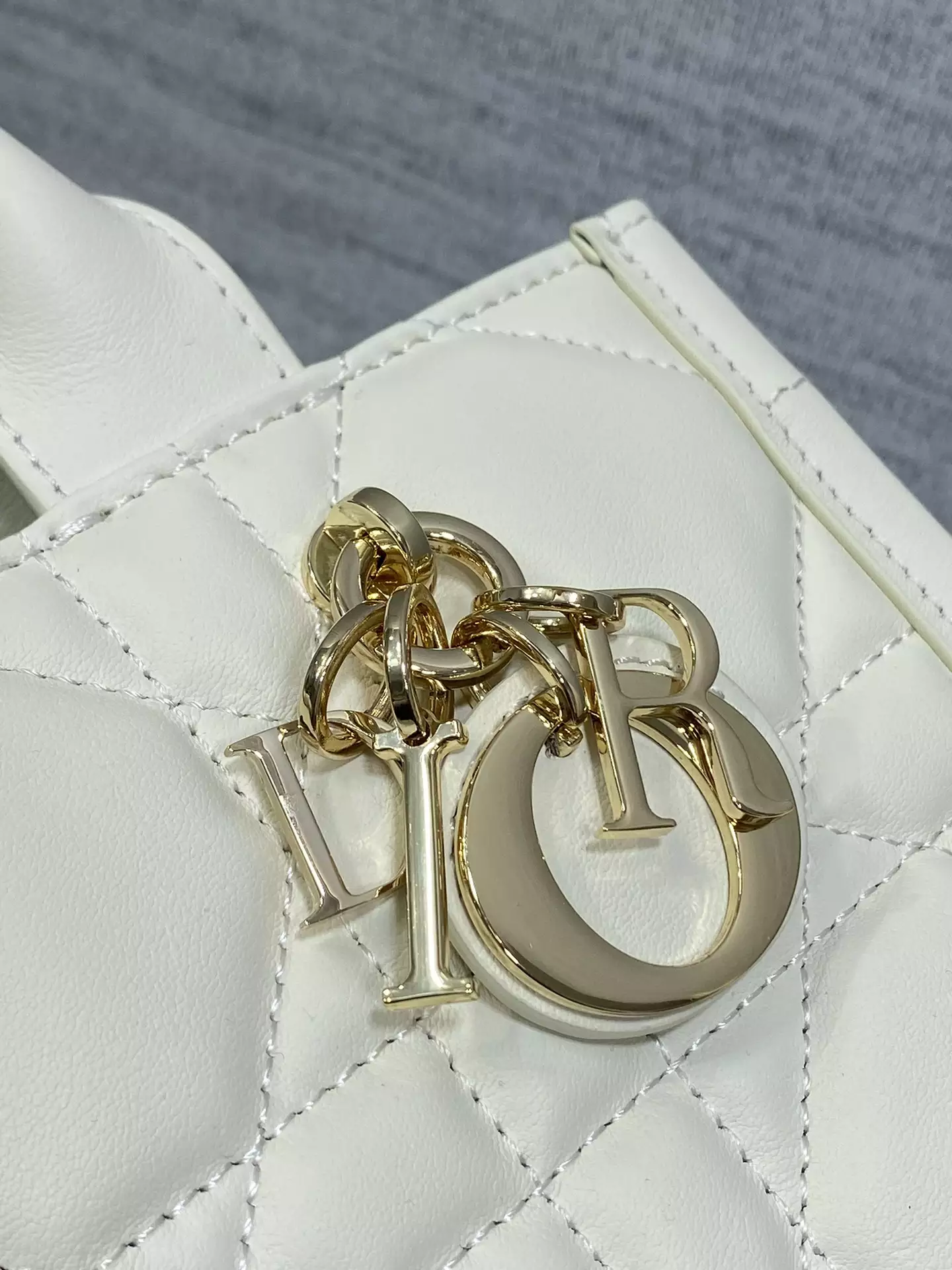 Mini Dior Book Tote Latte Macrocannage Calfskin - Repbags.ru - Image 8