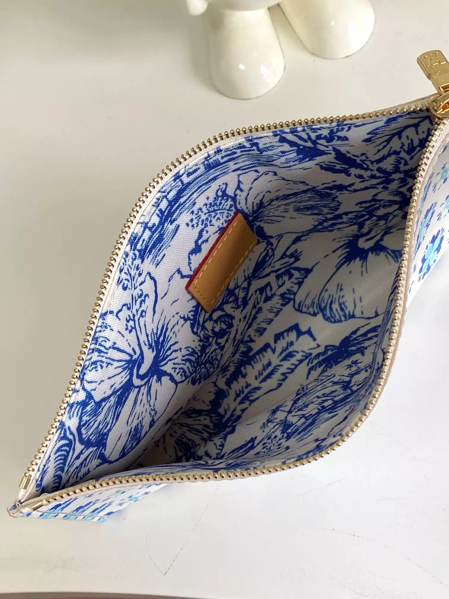 Neverfull MM Lagoon Blue Monogram Tiles Canvas - Repbags.ru - Image 7