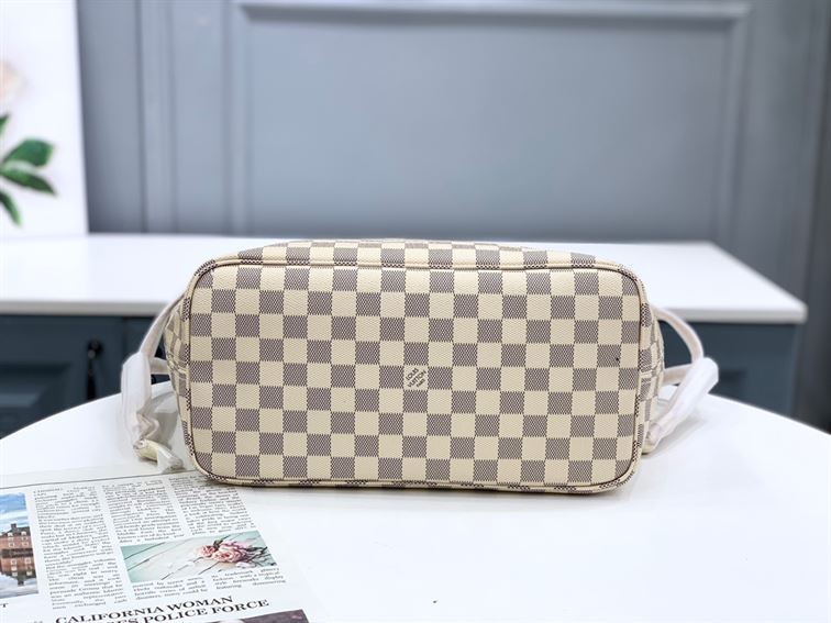 Neverfull MM Tote bag Damier Azur canvas - LB061 - Image 6